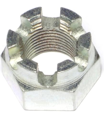 Amazon.com: Slotted Hex Nut, 3/4-16, Zinc Plated
